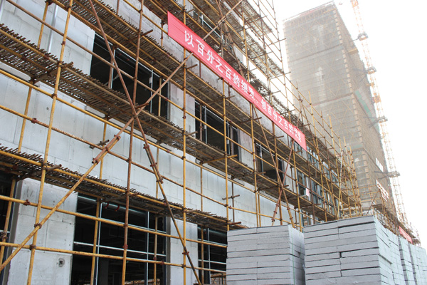 北京板材施工現(xiàn)場